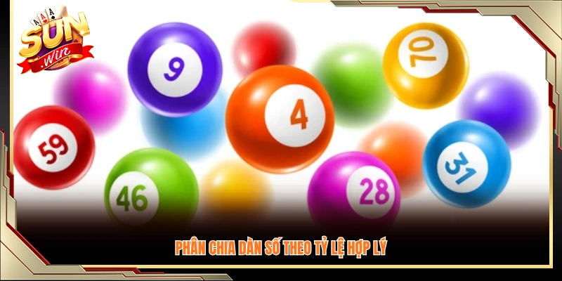 Chia dàn số theo tỉ lệ phù hợp để tối ưu hiệu quả