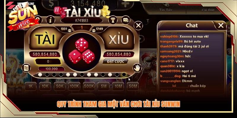 Các bước để bắt đầu tham gia một lượt chơi 